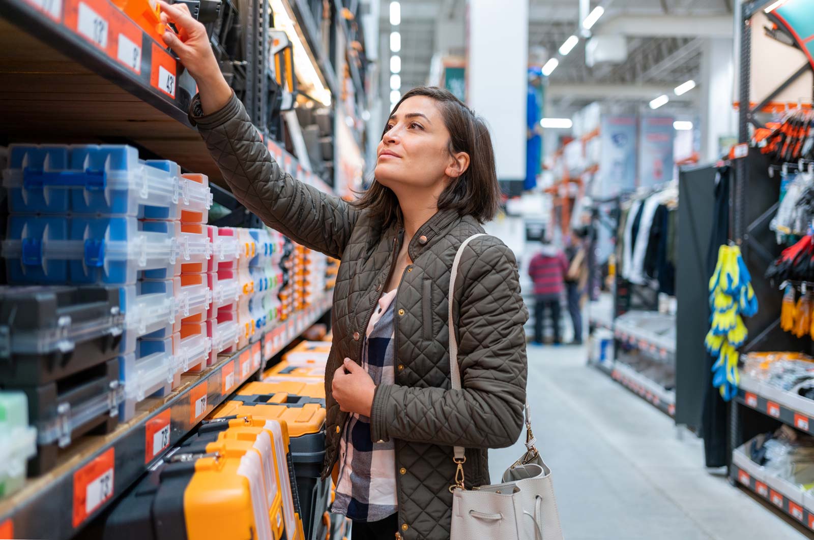 Woman-Shopping-Hardware_Store Woman Shopping Hardware